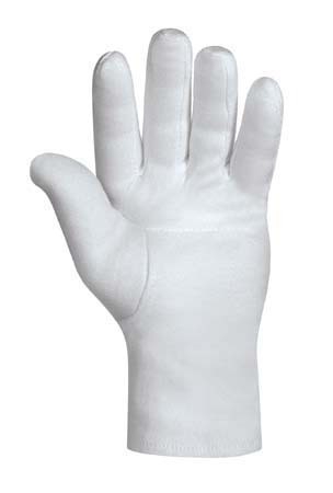 Baumwoll-Trikot-Handschuhe, Innenhand gedoppelt, Gr.  10, VE 12Px 5=60 P.