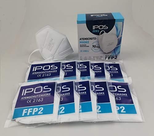 FFP2 Filtermaske einzeln verpackt, weiß (VKE 10St) CE2163